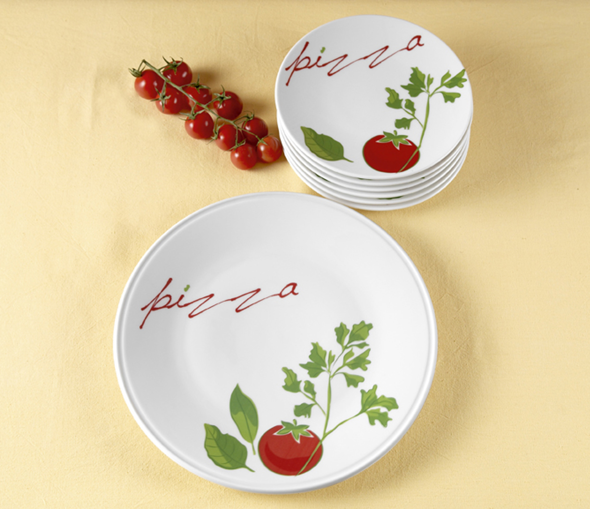 Cryspo Trio Set ton 7 Piato Pitsas Porselanis 4710035R